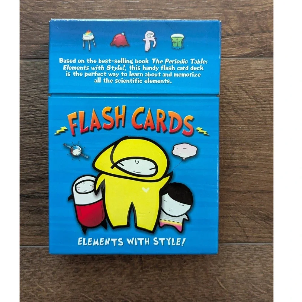Basher Science Periodic Table Elements with Style‎ Flash Cards Deck 118 Elements
